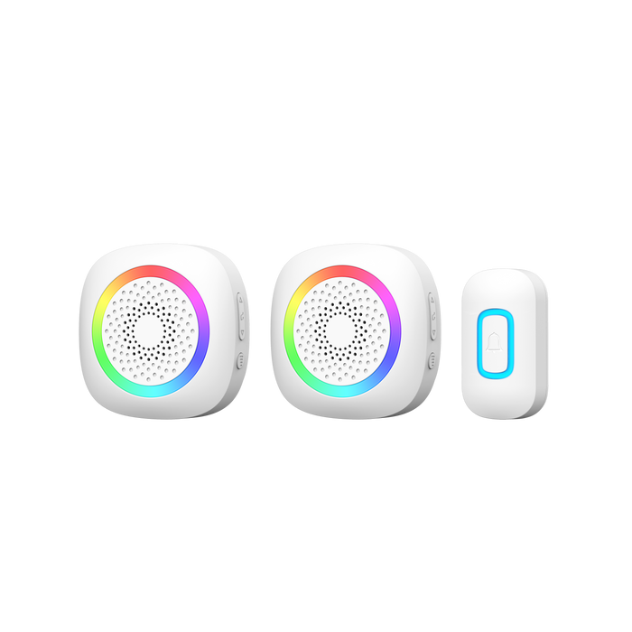 Battery Operated Wireless Doorbell None - Smart System - 2pk, Walmart Exclusive